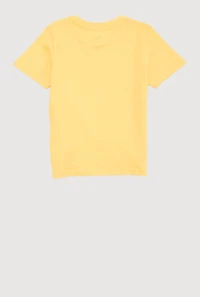 Little Boys Puma Logo Tee, Yellow, Size 4