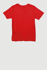 Little Boys Puma Spiral Graphic Tee, Red, Size 6
