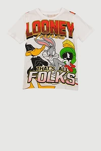 Boys Looney Tunes Thats All Folks Graphic Tee