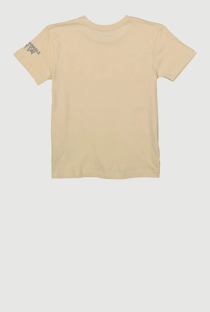 Boys Unstoppable Every Day Graphic Tee, Beige, Size 18