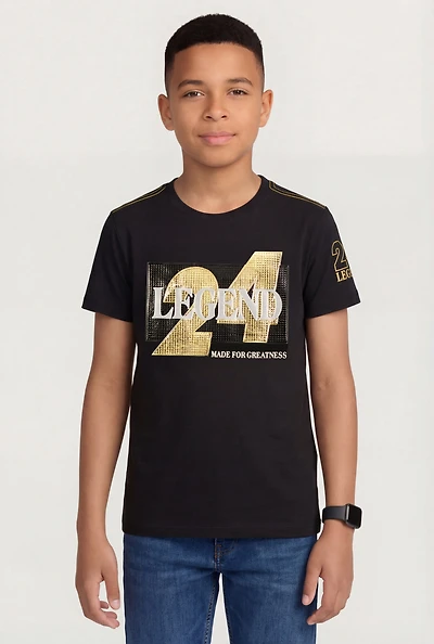 Boys Foil Screen Legend 24 Graphic Tee