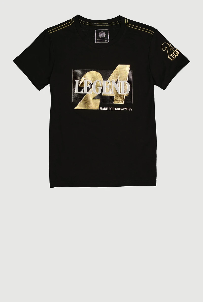 Boys Foil Screen Legend 24 Graphic Tee