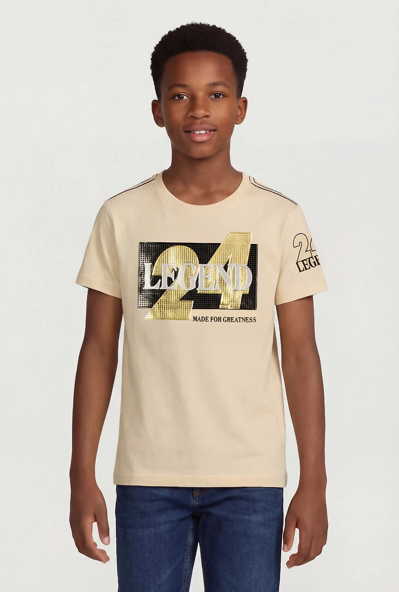 Boys Foil Screen Legend 24 Graphic Tee