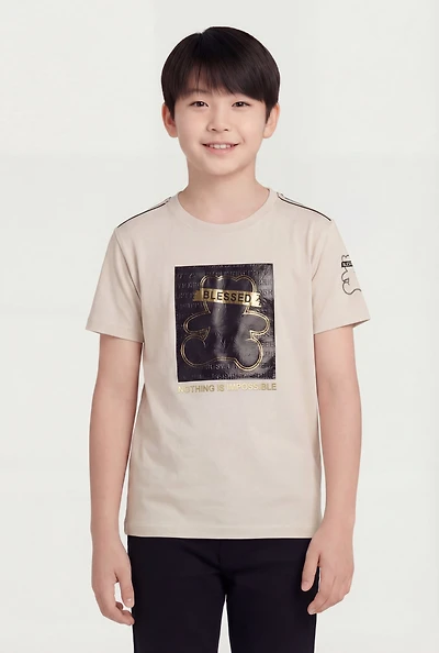 Boys Blessed Bear Nothing Is Impossible T-Shirt