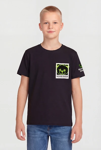 Boys Skyline Hustle The Bear Stories T-Shirt