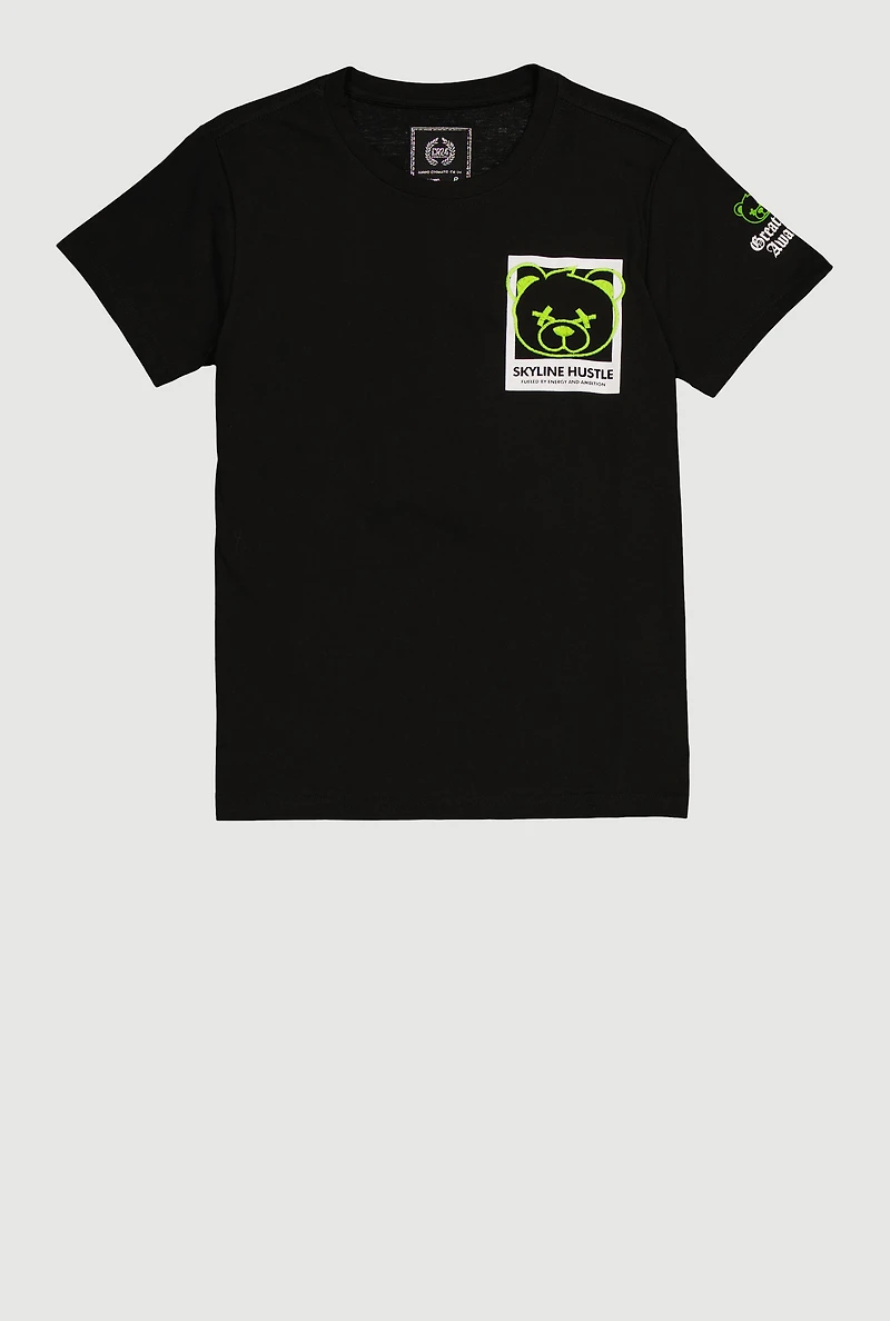 Boys Skyline Hustle The Bear Stories T-Shirt