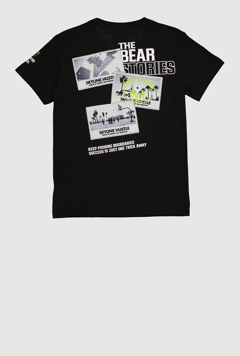 Boys Skyline Hustle The Bear Stories T-Shirt