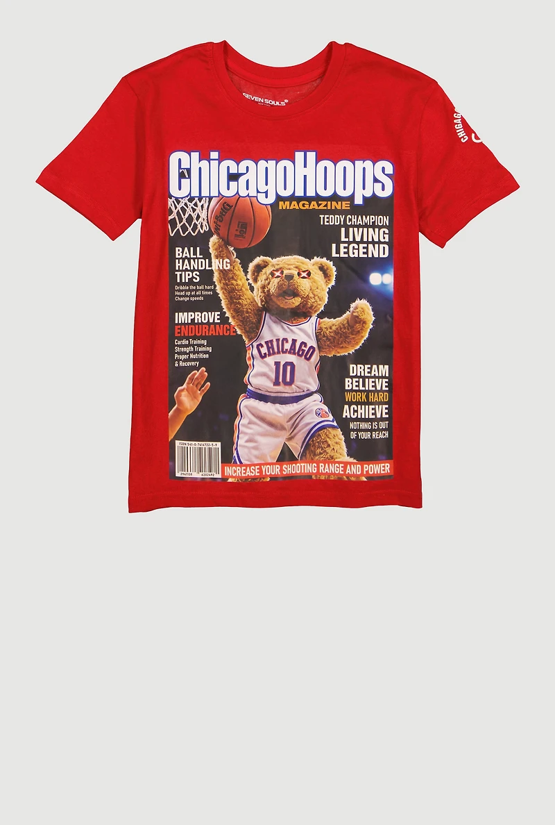 Boys Chicago Hoops Graphic Tee