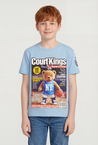 Boys Court Kings New York Graphic Tee