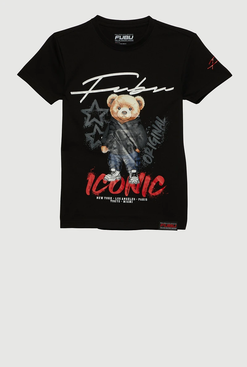Boys Original Iconic Bear Graphic Tee