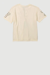 Boys Superior Graphic Tee, Beige,