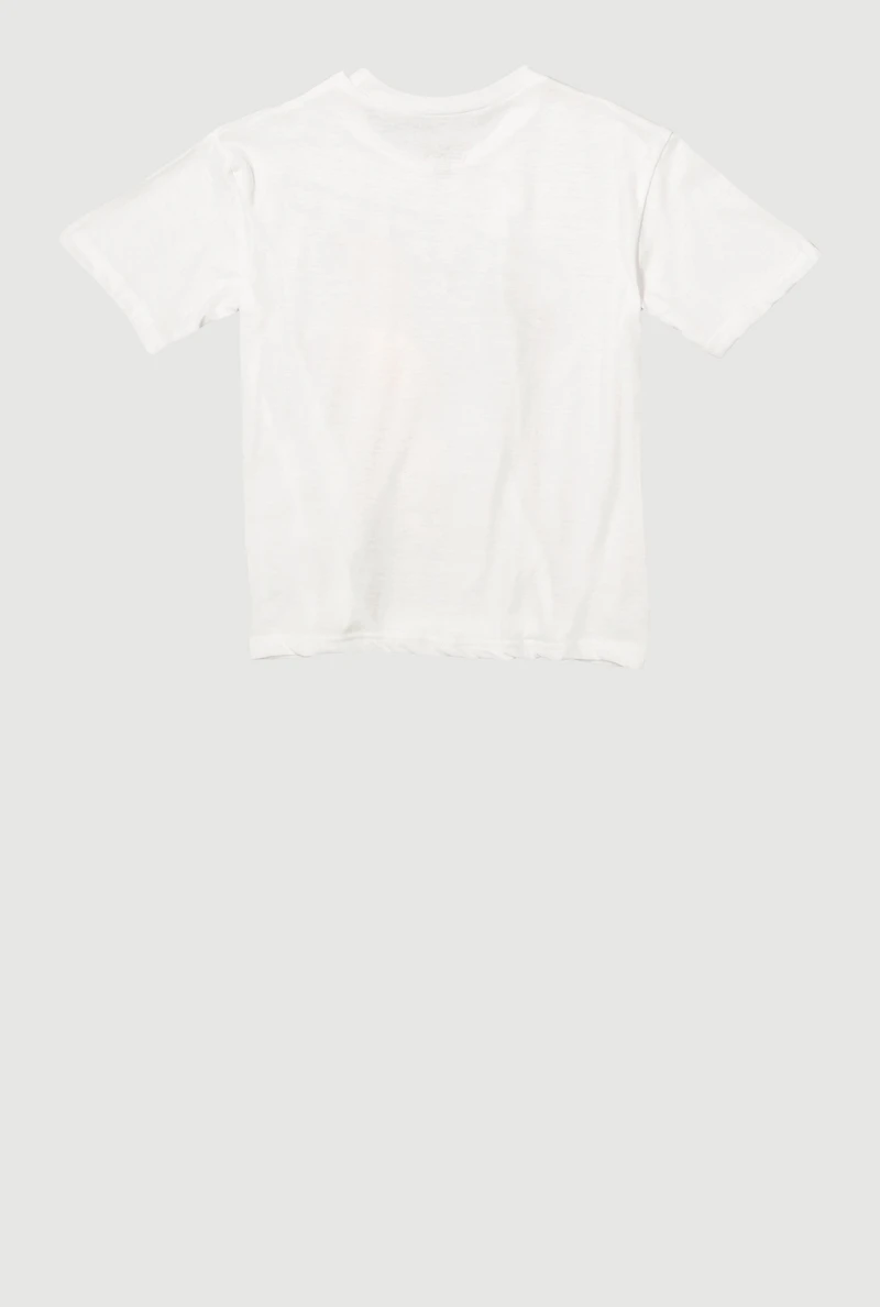 Boys Goat Bear Tee, White, Size 16-18