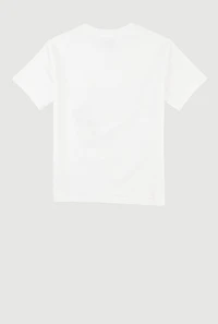 Boys Superior Studded Graphic Tee, White, Size 8-10