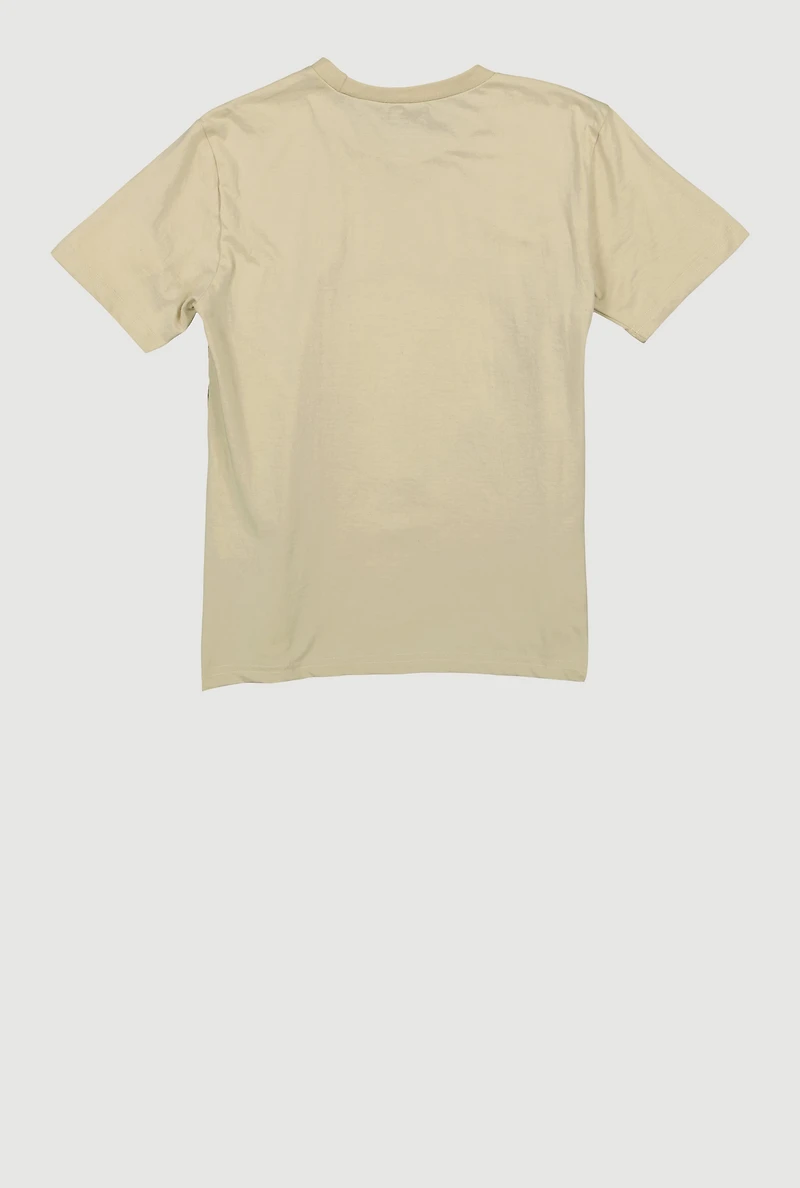 Boys Fearless Hoodie Bear Graphic Tee