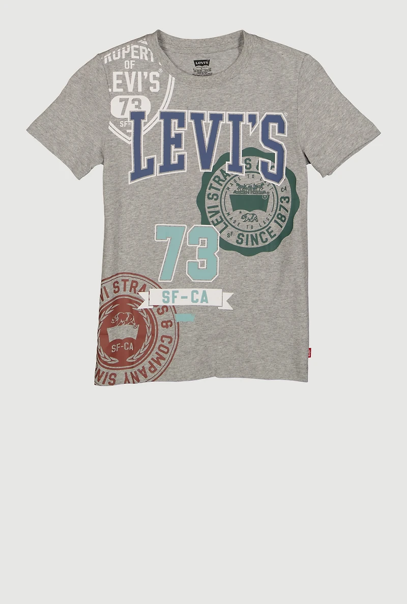 Boys Levis Collegiate Graphic Short Sleeve Tee