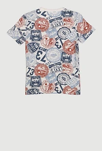 Boys Levis Stamp Print Short Sleeve Tee