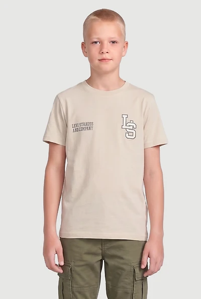 Boys Levi Strauss and Company Graphic Short Sleeve Tee