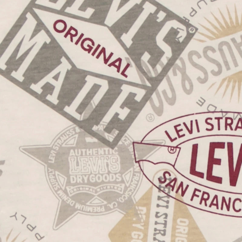 Boys Levi Strauss Print Short Sleeve Tee