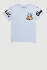 Boys Cant Stop My Drip Graphic T-Shirt, Blue,