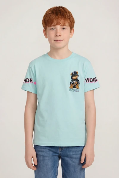 Boys Good Vibes Worldwide Graphic Tee