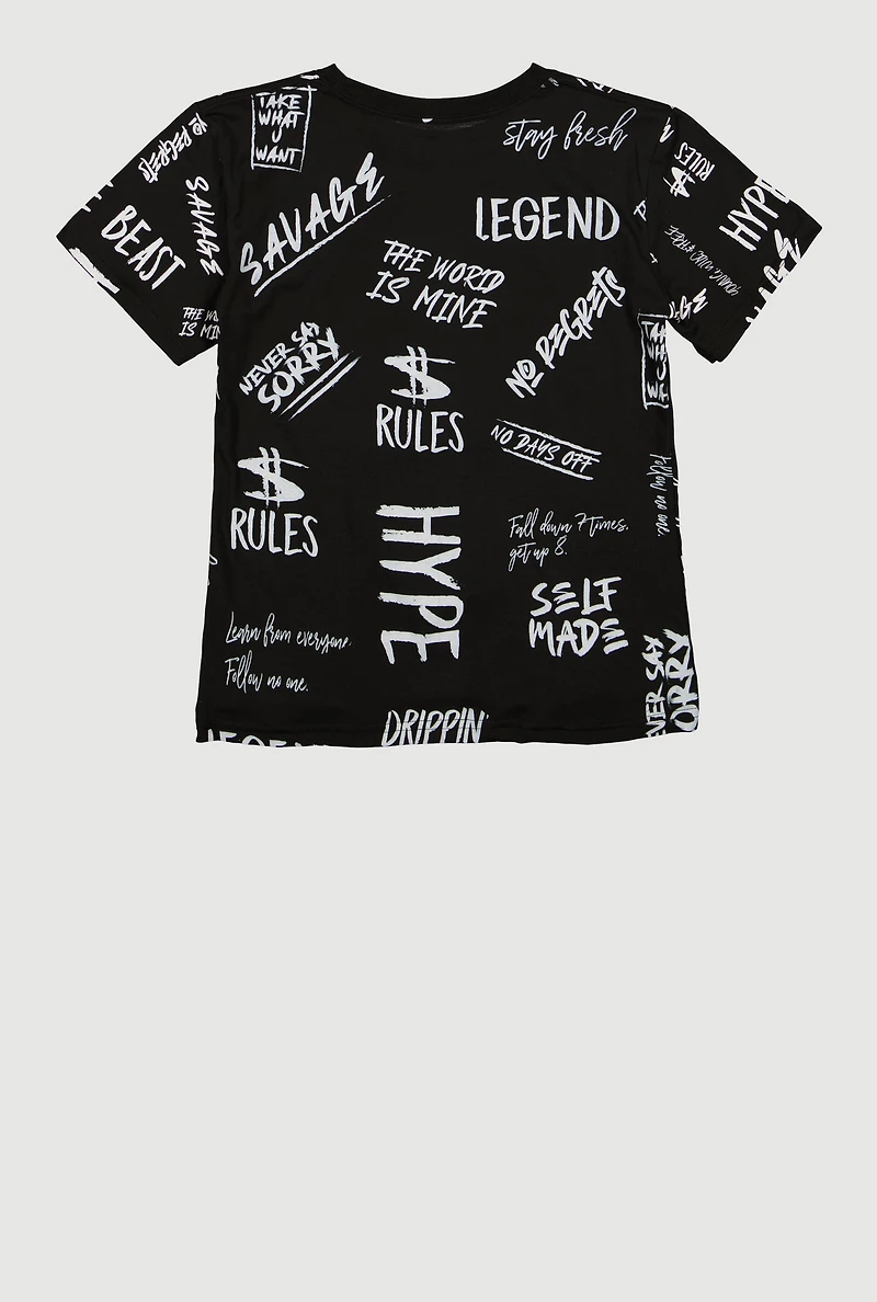 Boys Teddy Bear Graphic Tee