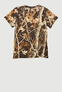 Boys Sharkbite Graphic Hunter Camo T-Shirt