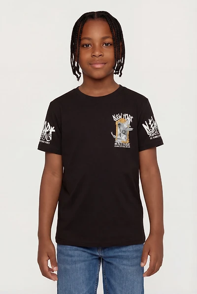 Boys New York Savage Statue of Liberty T-Shirt