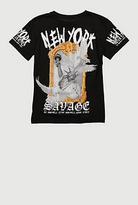 Boys New York Savage Statue of Liberty T-Shirt