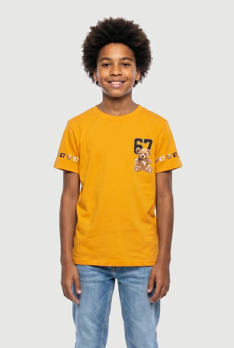 Boys 67 Graphic Short Sleeve Crew Neck Tee