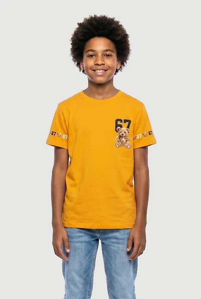 Boys 67 Graphic Short Sleeve Crew Neck Tee