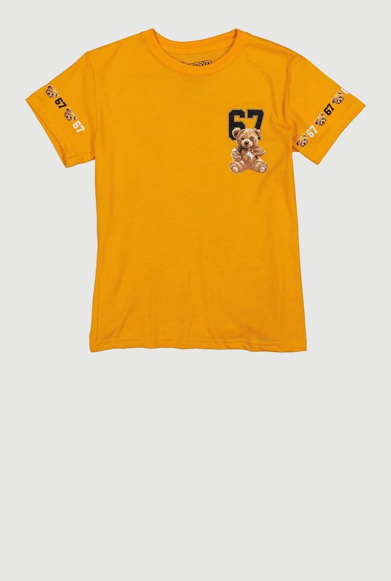 Boys 67 Graphic Short Sleeve Crew Neck Tee