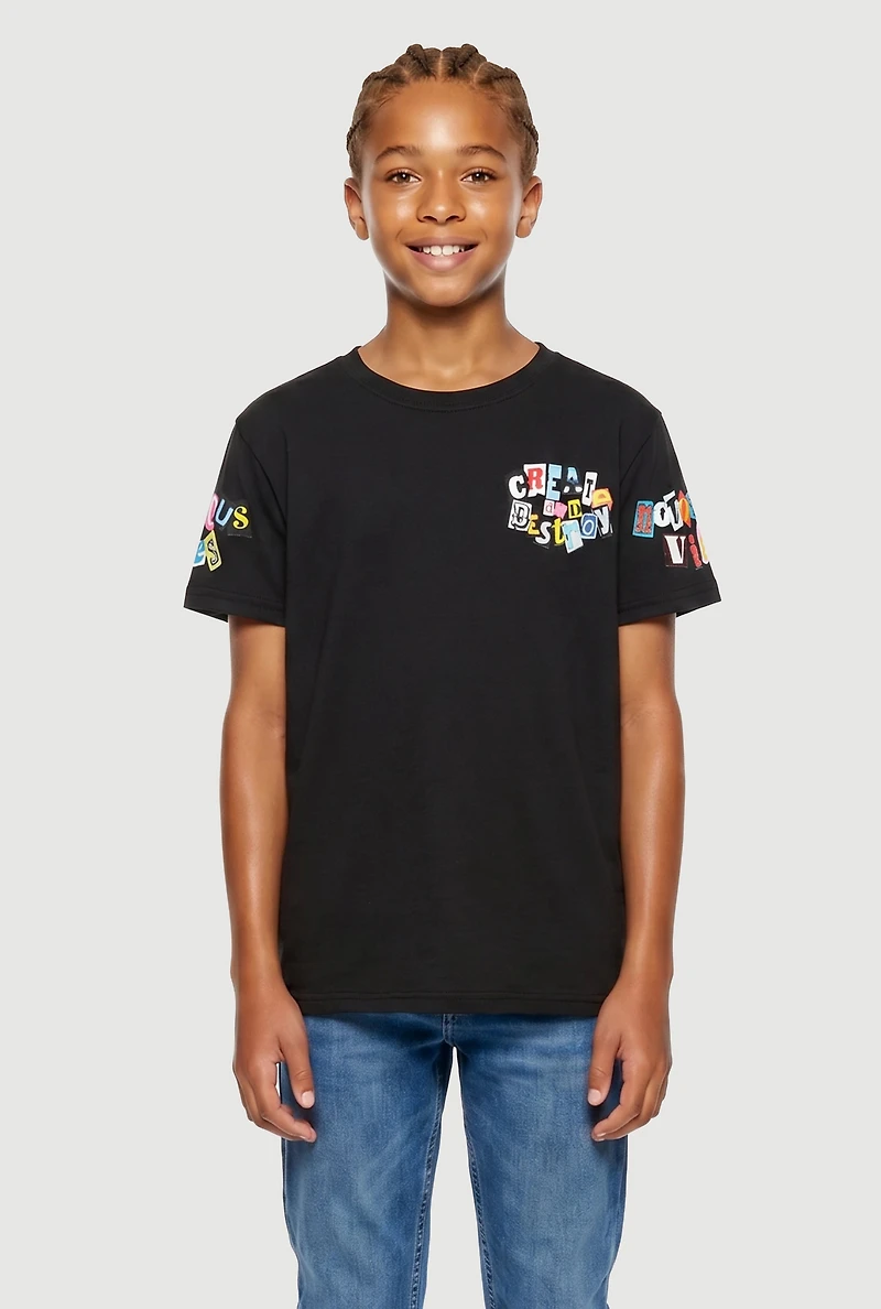 Boys Create and Destroy Notorious Vibes Bear T-Shirt