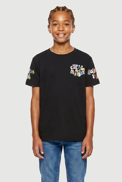Boys Create and Destroy Notorious Vibes Bear T-Shirt