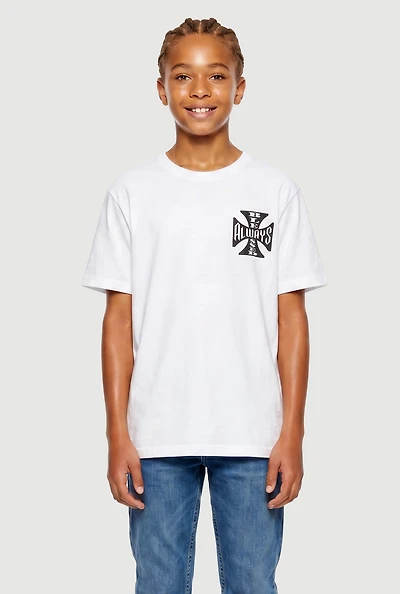 Boys Always Blessed Graphic T-Shirt