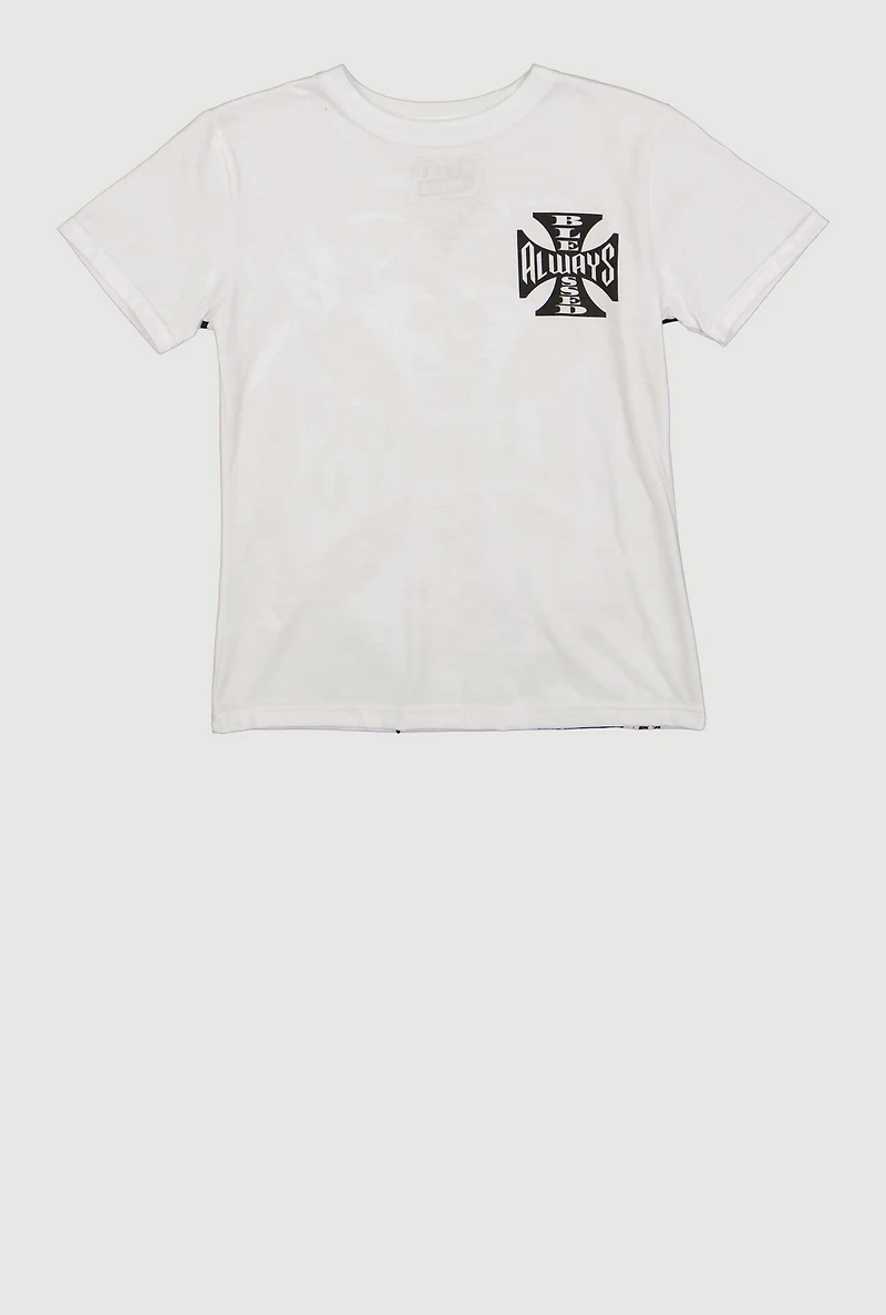 Boys Always Blessed Graphic T-Shirt