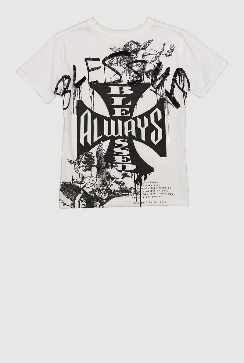 Boys Always Blessed Graphic T-Shirt