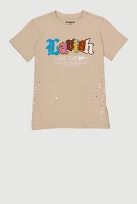 Boys Lavish Chenille Patch Graphic Tee