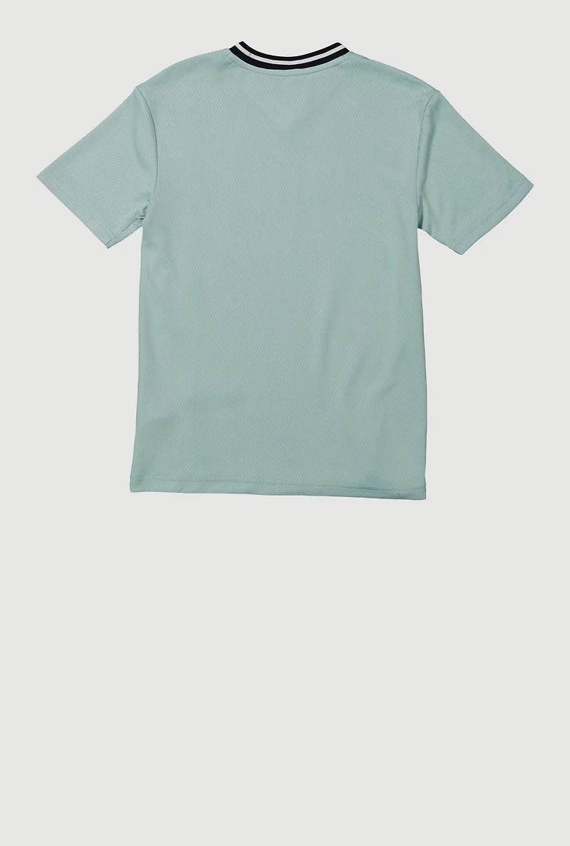 Boys Puma Sports Club Graphic Tee, Green, Size 14-16