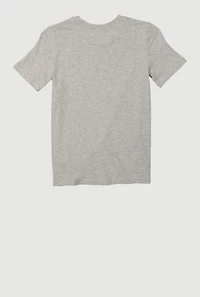Boys Puma Marled T Shirt, Grey, Size 10-12