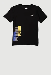 Boys Puma Crew Neck T Shirt