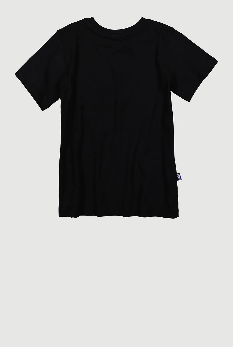 Boys NBA Graphic Tee and Socks, Black, Size 14-16