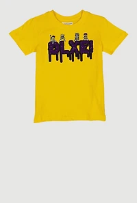 Little Boys Game DLXE Graphic Tee, Yellow, Size 6