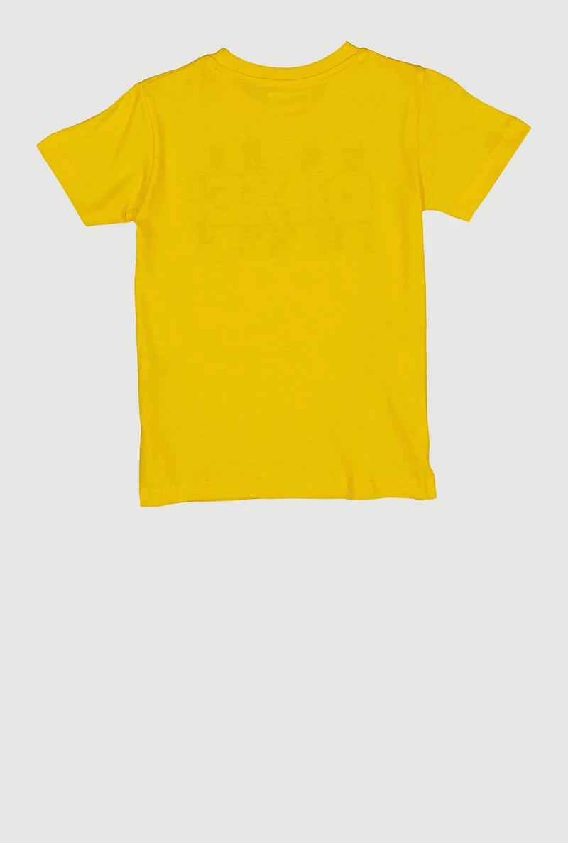 Little Boys Game DLXE Graphic Tee, Yellow,