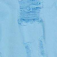 Little Boys Patch and Repair Distressed Jeans