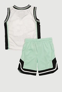 Little Boys 23 Legend Tank Top and Shorts 3 Piece Set,