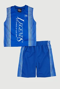 Little Boys Legends Tank Top and Shorts