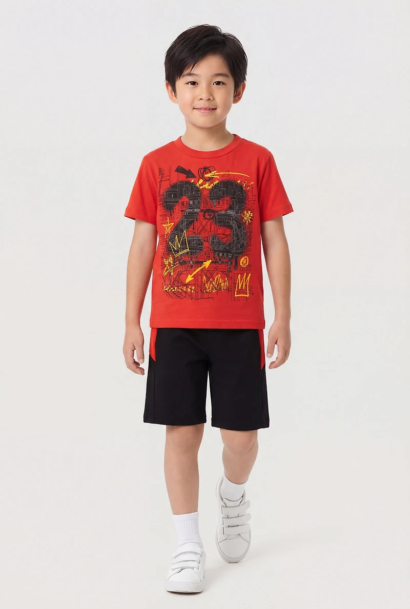 Little Boys 23 Graphic T-Shirt and Shorts