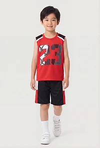 Little Boys 23 Graphic Jersey and Shorts Set