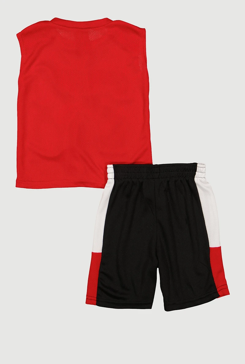 Little Boys 23 Graphic Jersey and Shorts Set