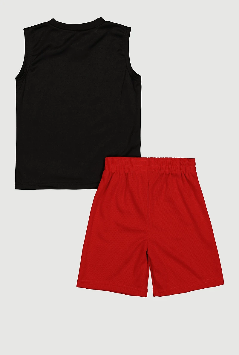 Little Boys Fly Since 23 Graphic Tee and Shorts